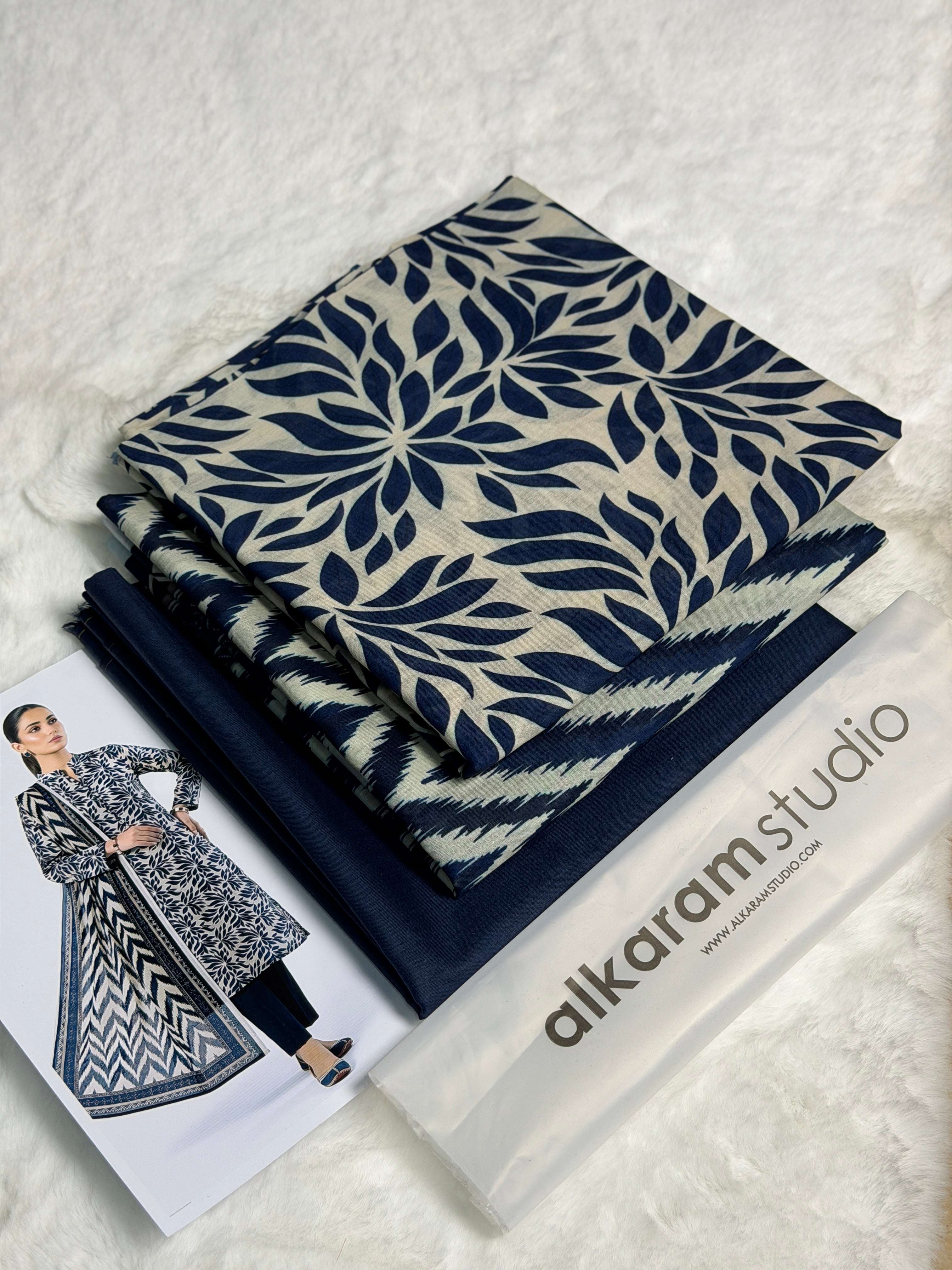 Alkaram Studio Premium Printed Lawn 3-Piece - Image 2