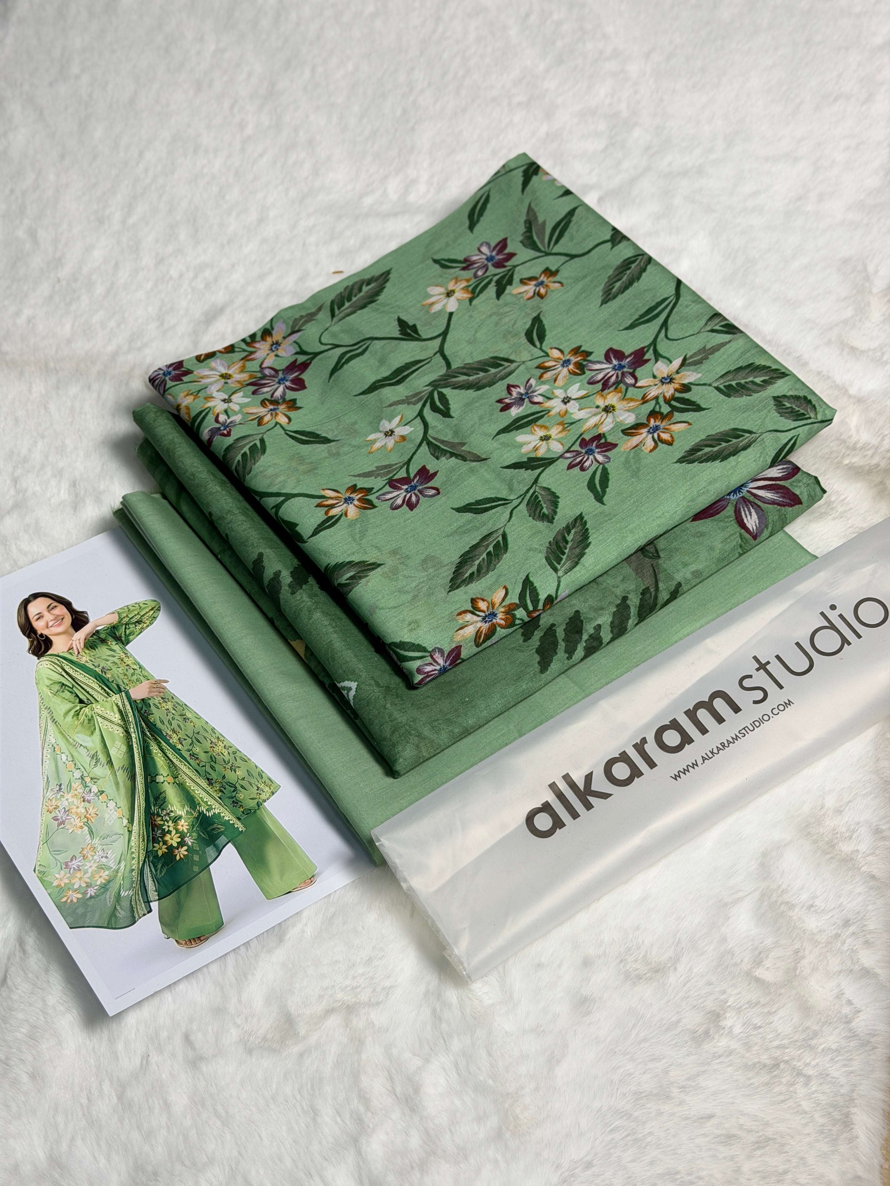 Alkaram Studio Premium Printed Lawn 3-Piece - Image 2