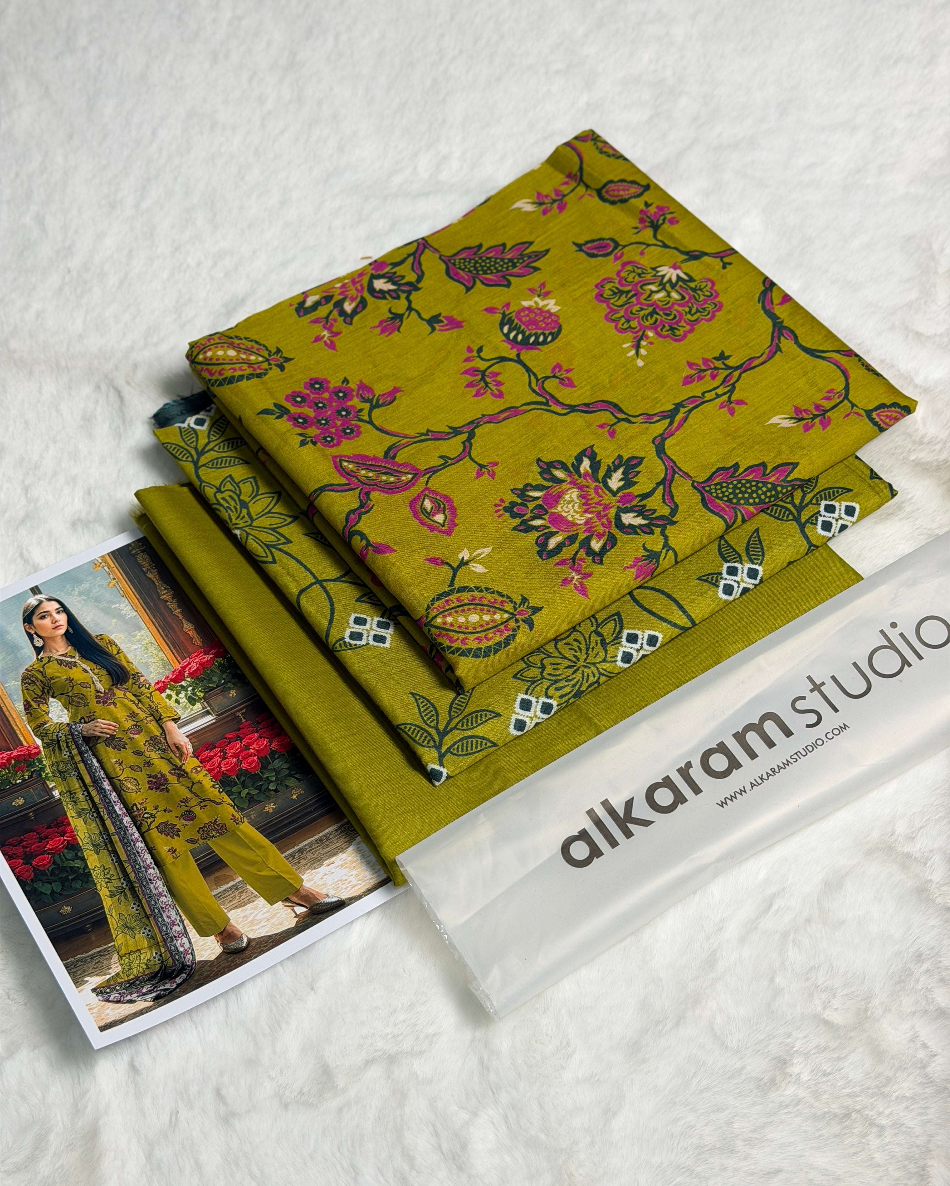 Alkaram Studio Premium Printed Lawn 3-Piece - Image 2