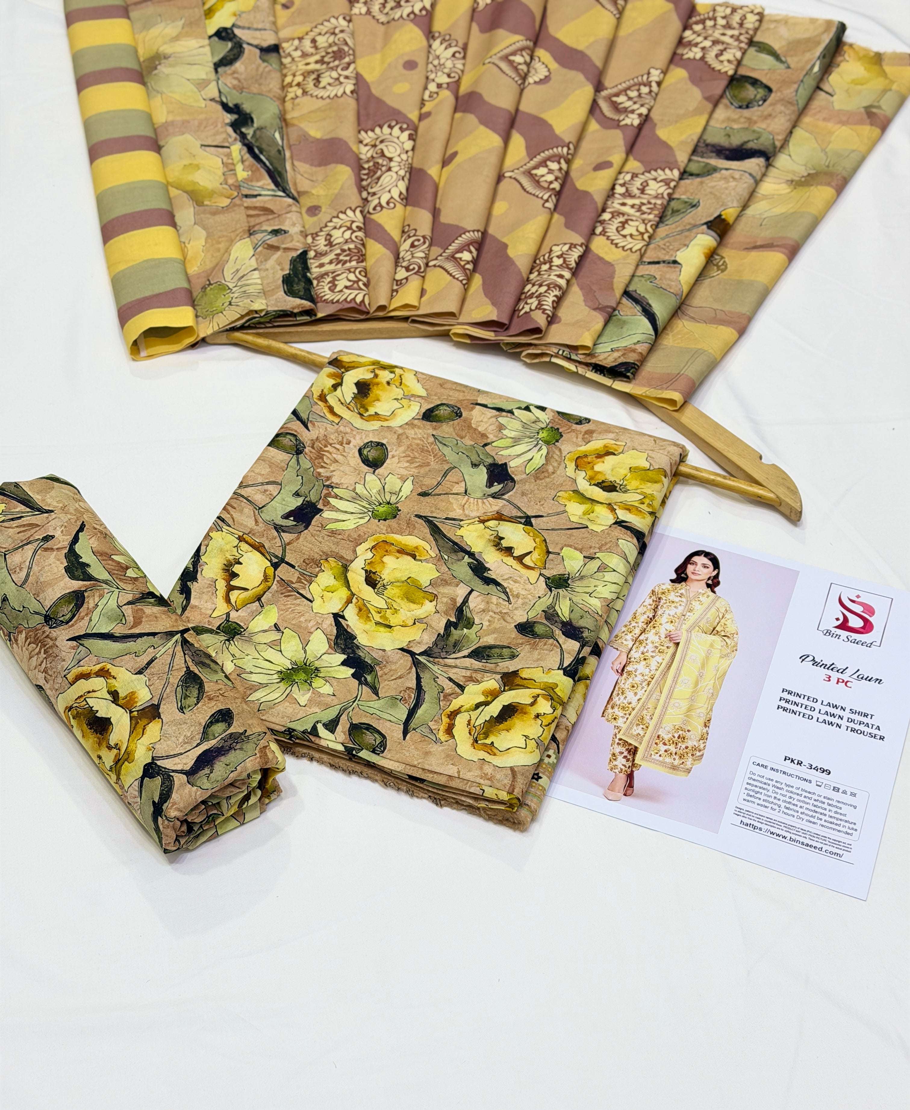 Binsaeed Premium Lawn 3-Piece - Image 2
