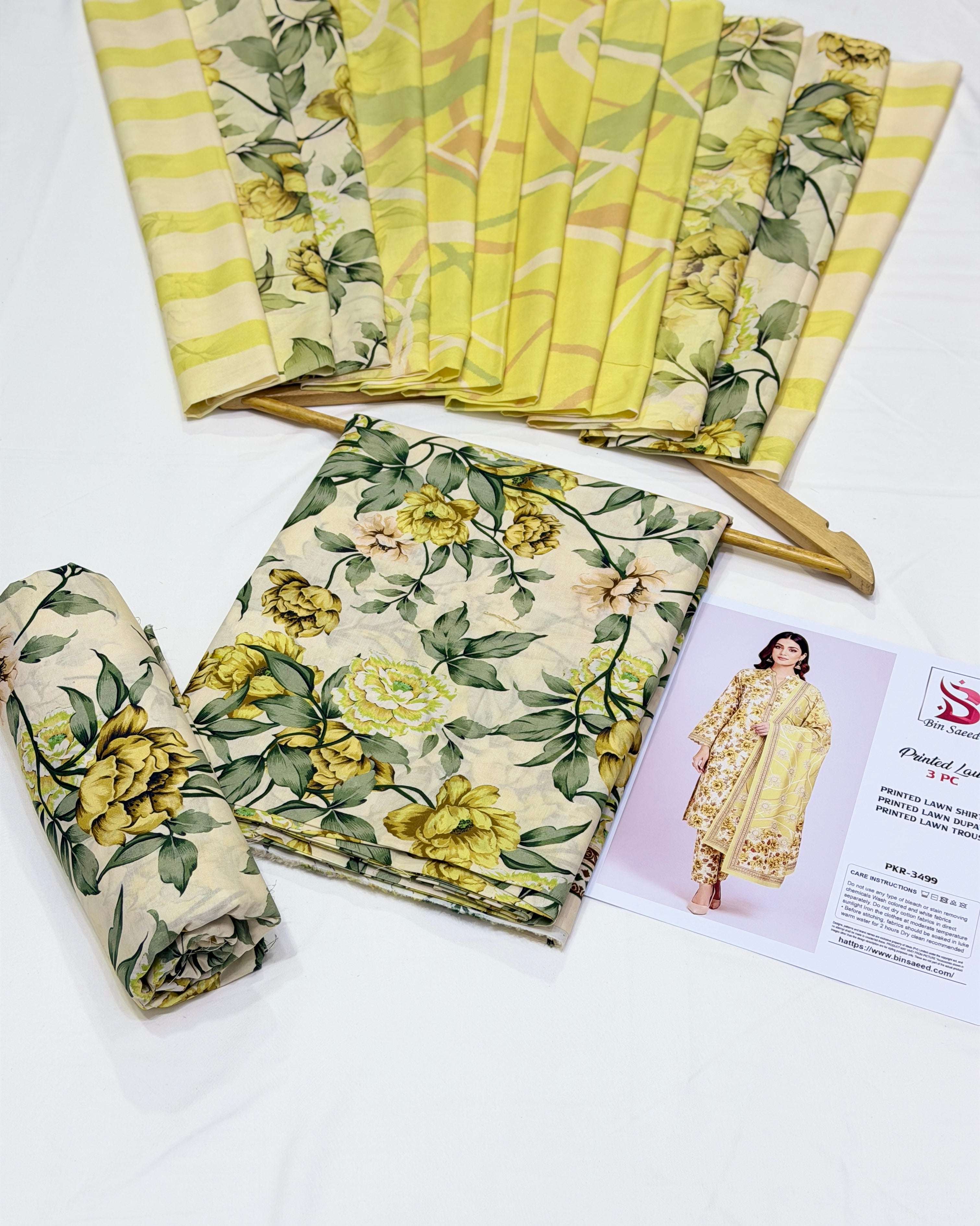 Binsaeed Premium Lawn 3-Piece - Image 2