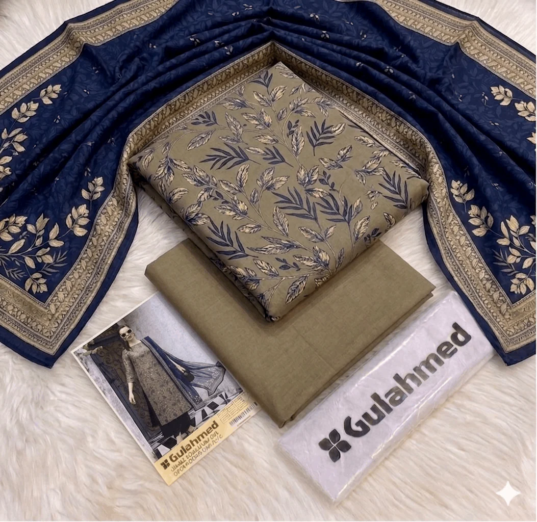 Gulahmed Premium Printed Lawn 3-Piece - Image 2