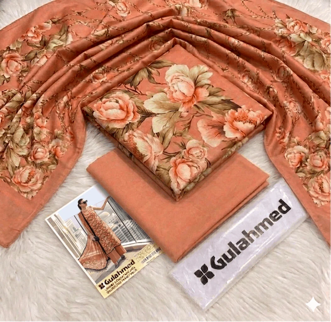 Gulahmed Premium Printed Lawn 3-Piece - Image 2