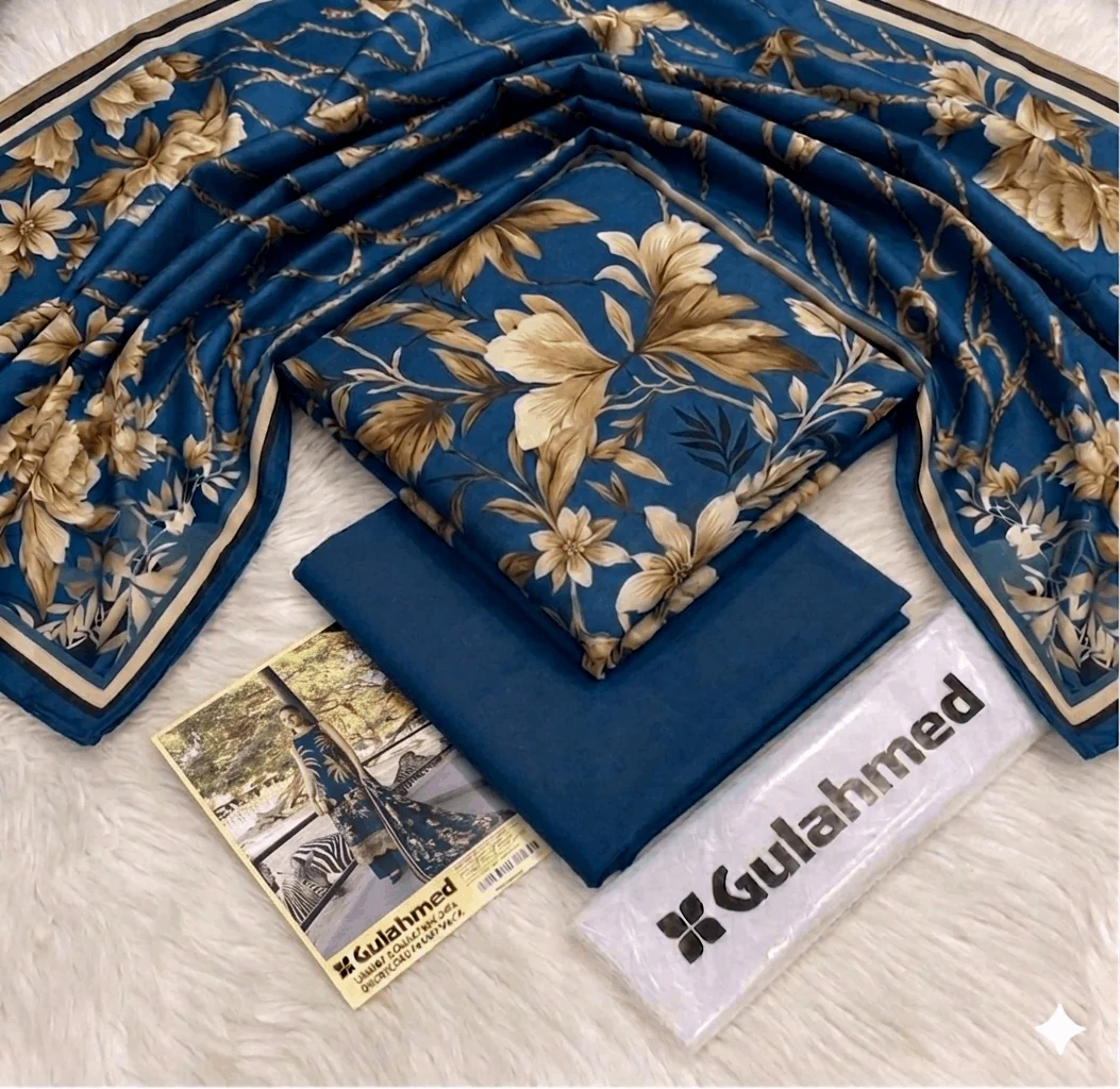 Gulahmed Premium Printed Lawn 3-Piece - Image 2